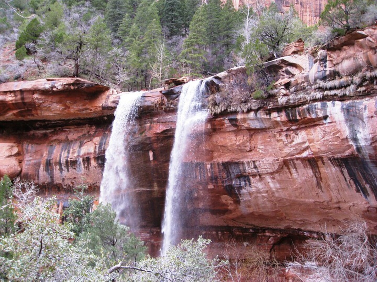 Emerald Pools and Waterfalls